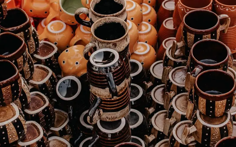 An online store for a handmade pottery brand