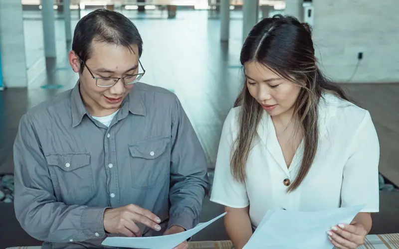 A partner capital ledger for a construction partnership