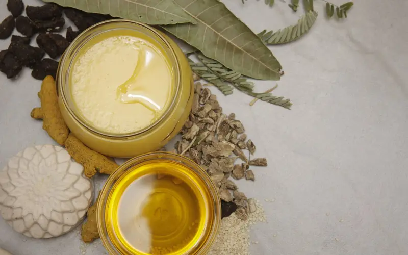 A website for an Ayurveda and wellness retreat