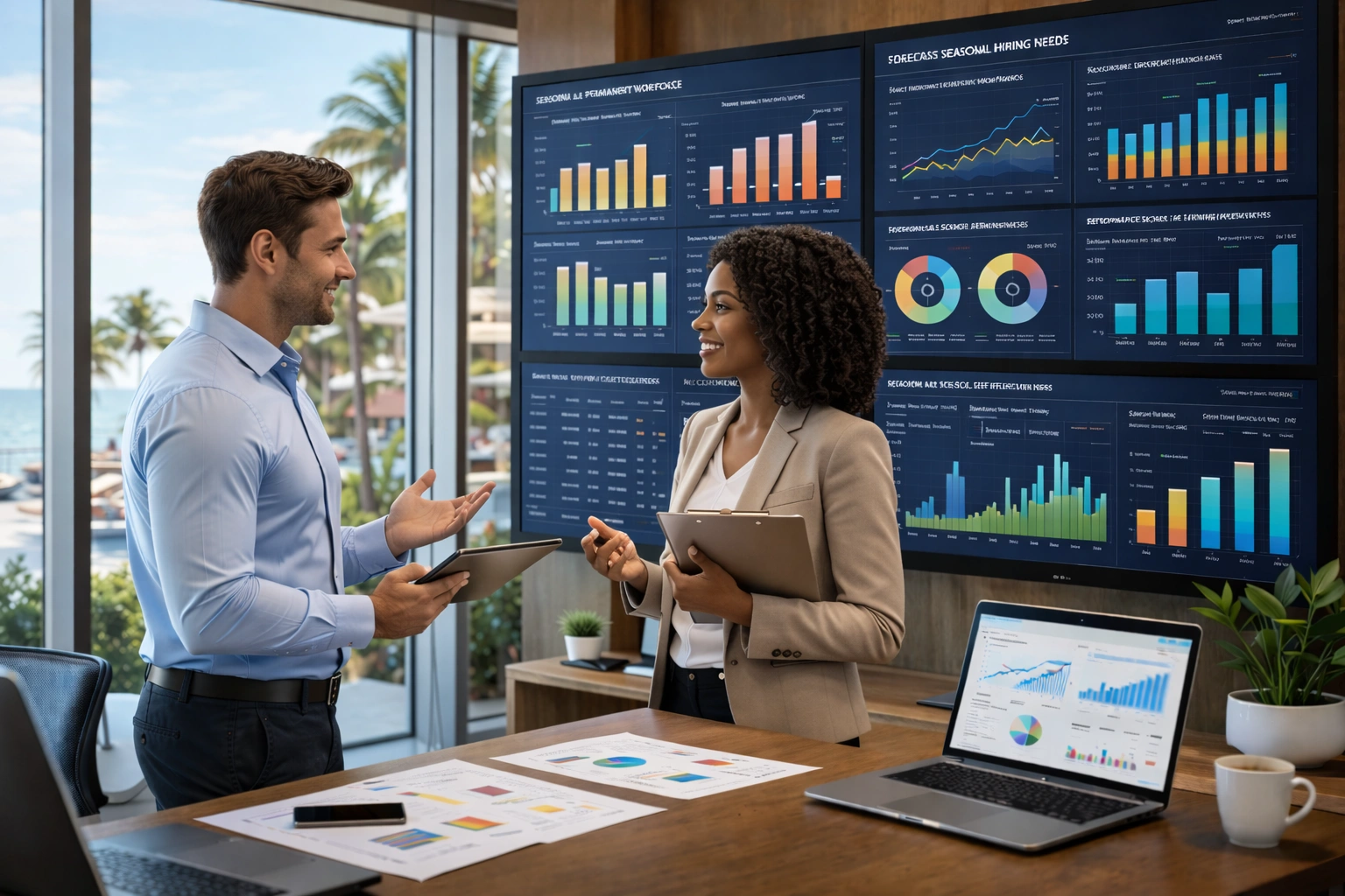 Seasonal workforce analytics and retention optimization dashboard — Precision Pulse